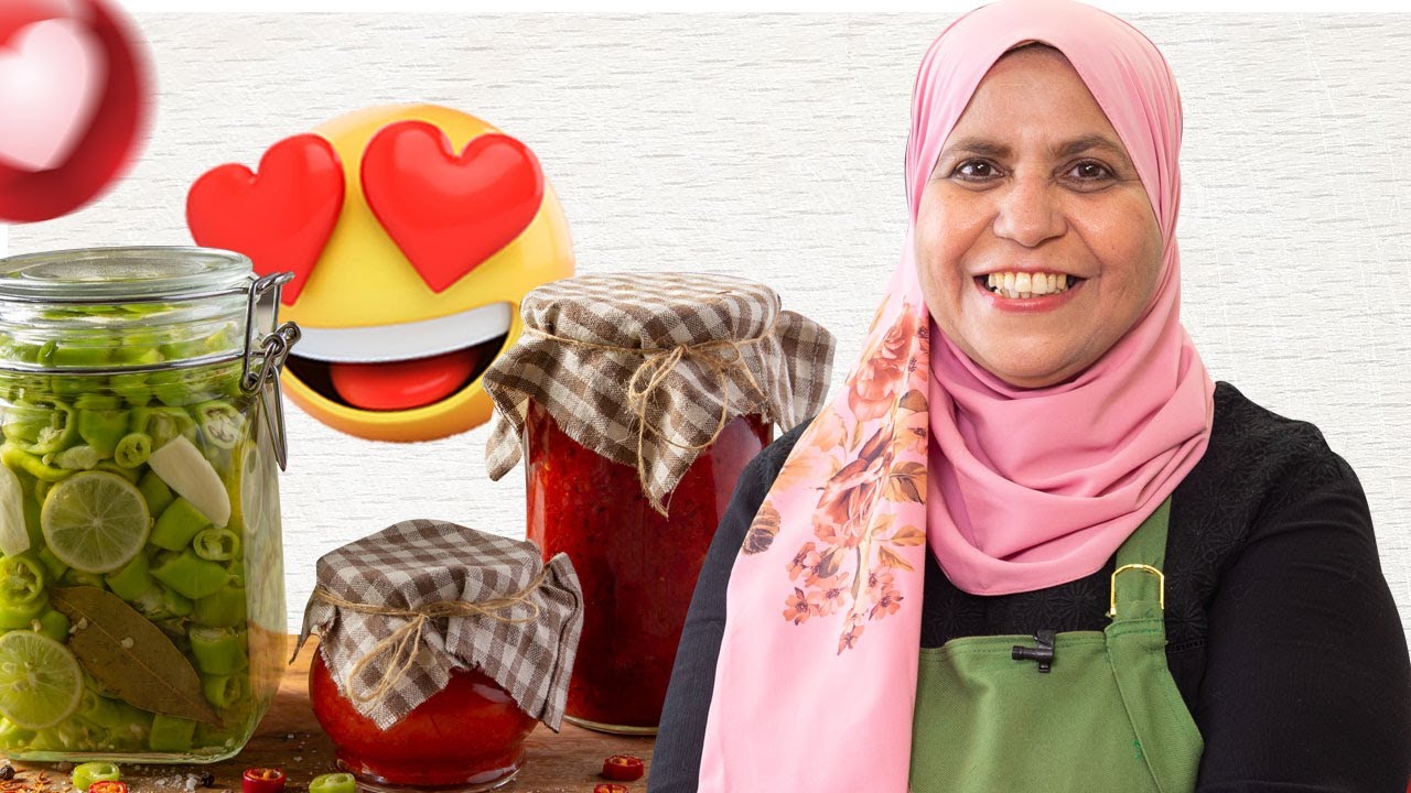 ٣ طرق مختلفة لتخزين الفلفل مع ابلة منال