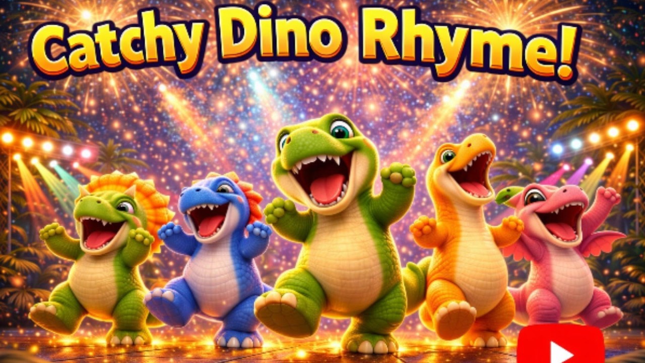 Dino Dance Party Song 🦖 | Stomp Like a Dinosaur | Fun Kids Action Rhyme