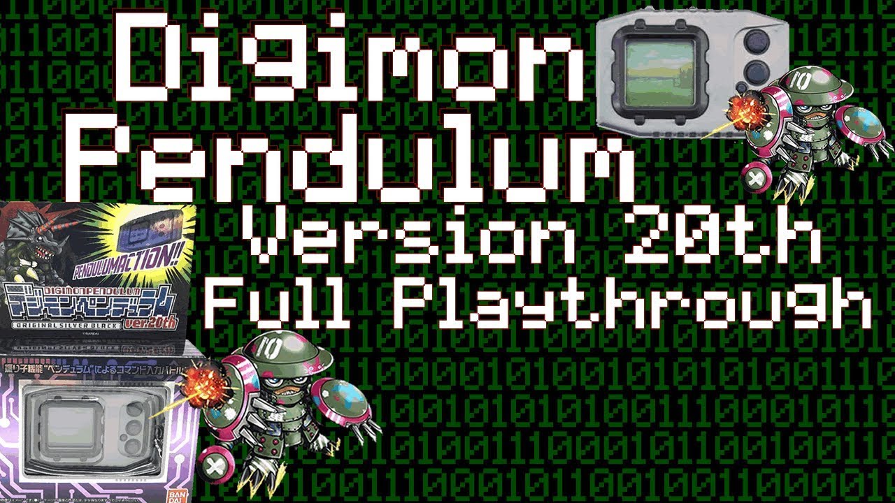 Digimon Pendulum FULL PLAYTHROUGH (Silver/Black Version 20th)