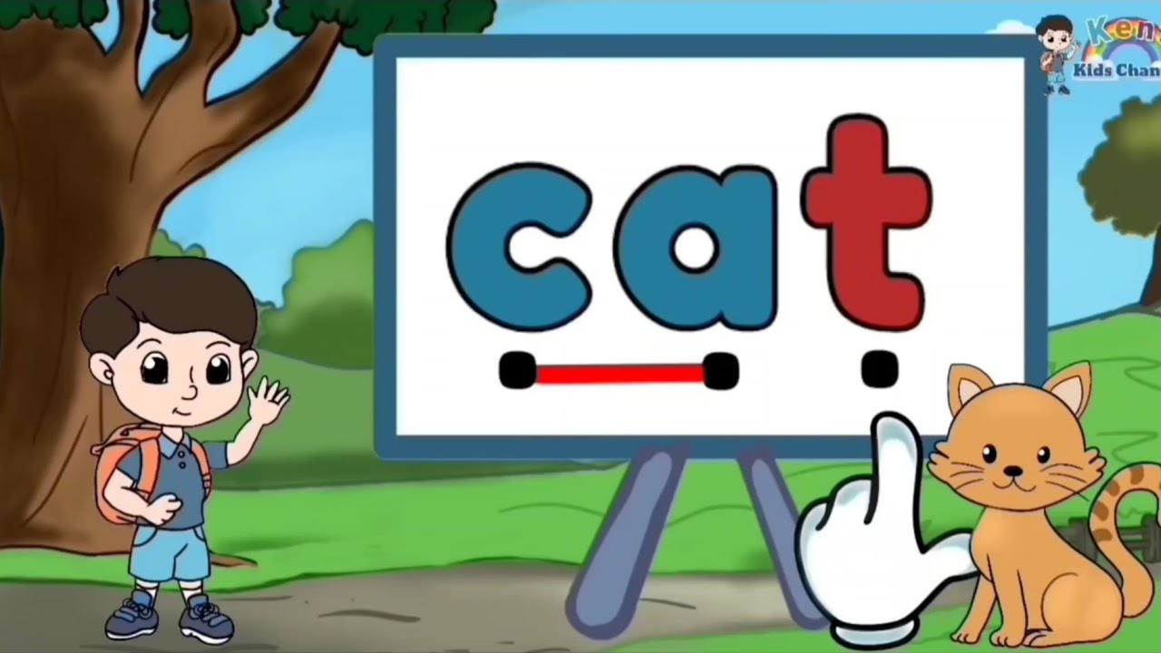 CVC Words for Preschoolers | Learn to Read | Easy Reading for Nursery and Kindergarten 