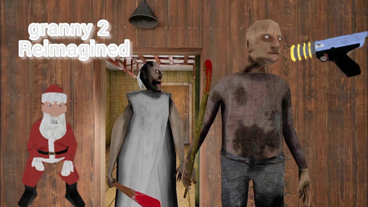Granny 2 Reimagined Full Gameplay With New Weapon. Plasma Gun 