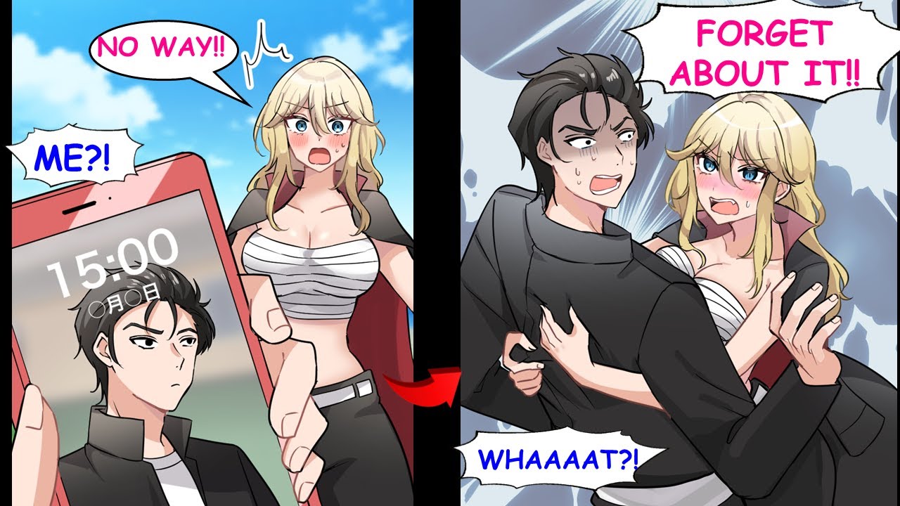 I Picked Up My Archnemesis Badass Girl's Phone, Found Out I'm Her Wallpaper…【RomCom】【Manga】