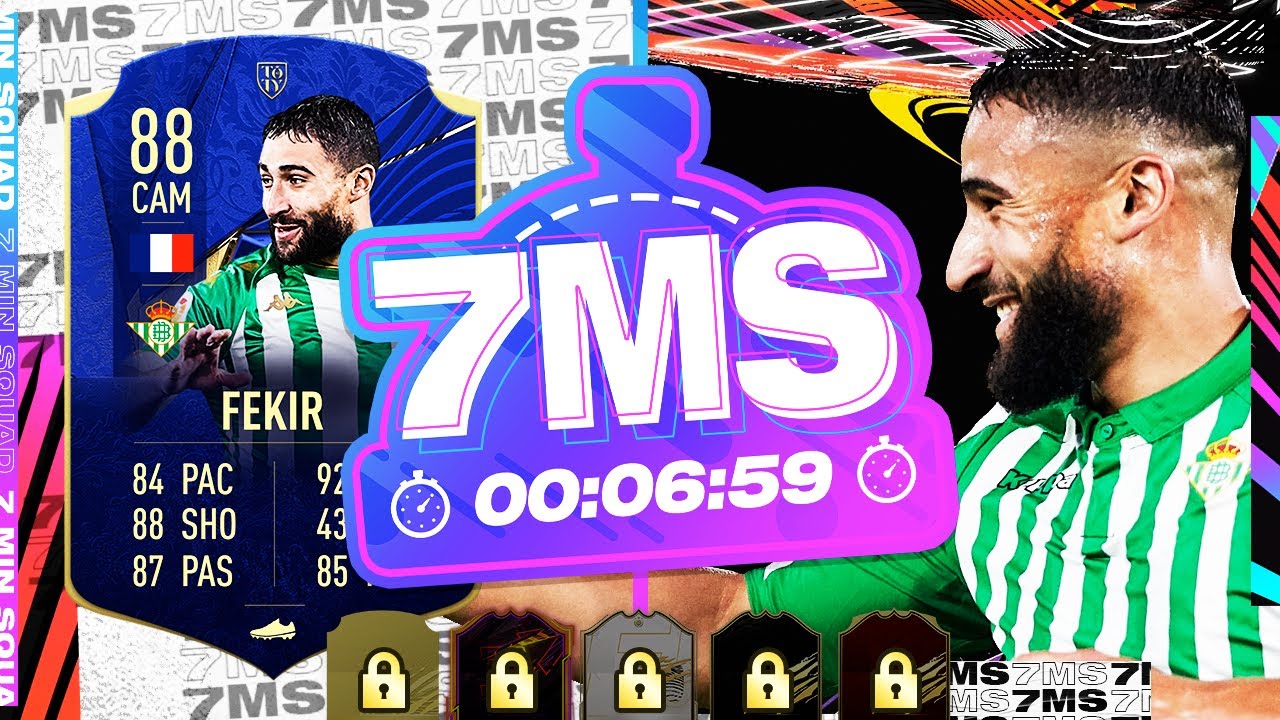 INSANE 88 HONOURABLE TOTY FEKIR VS @AJ3  7 MINUTE SQUAD BUILDER - FIFA 21 ULTIMATE TEAM