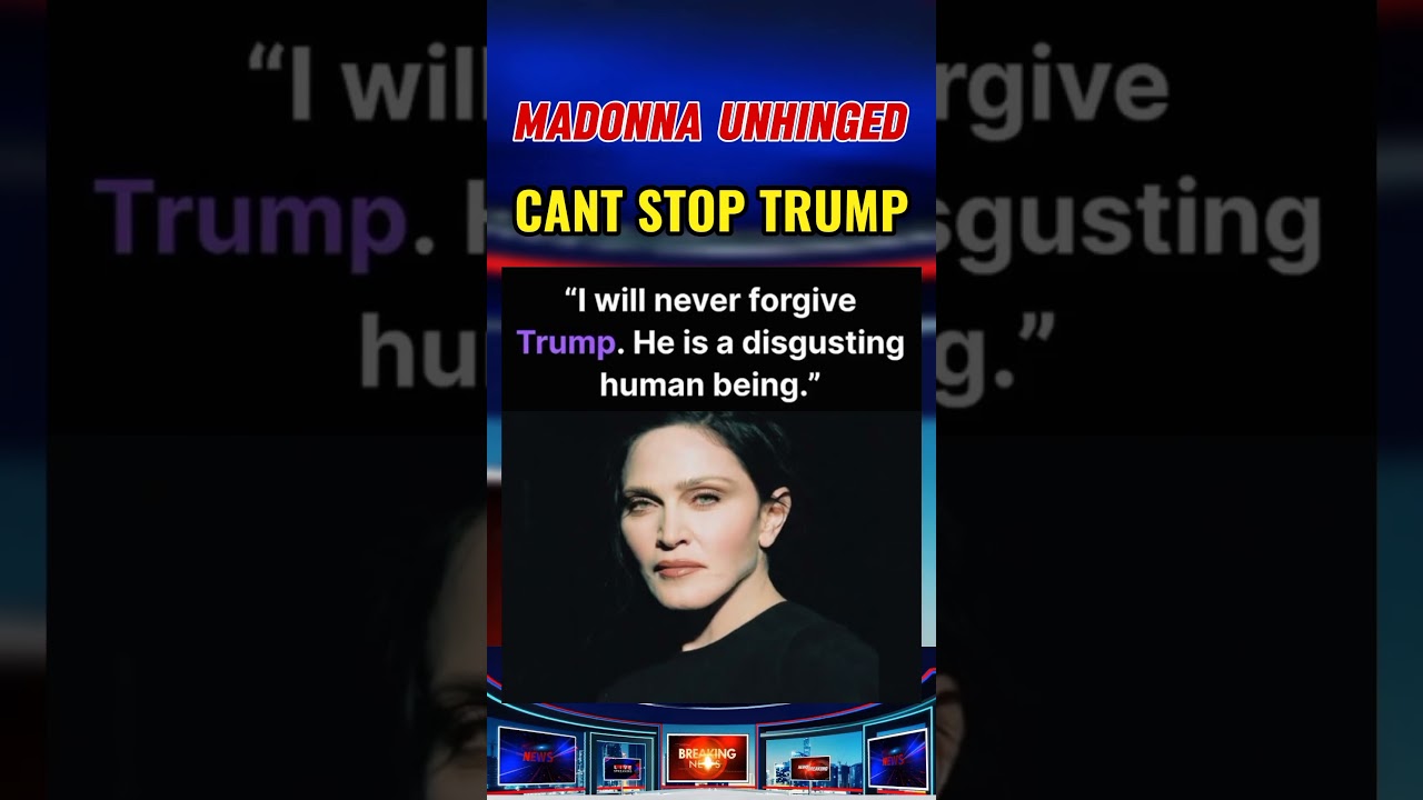 Madonna GOES UNHINGED Over Trump! 