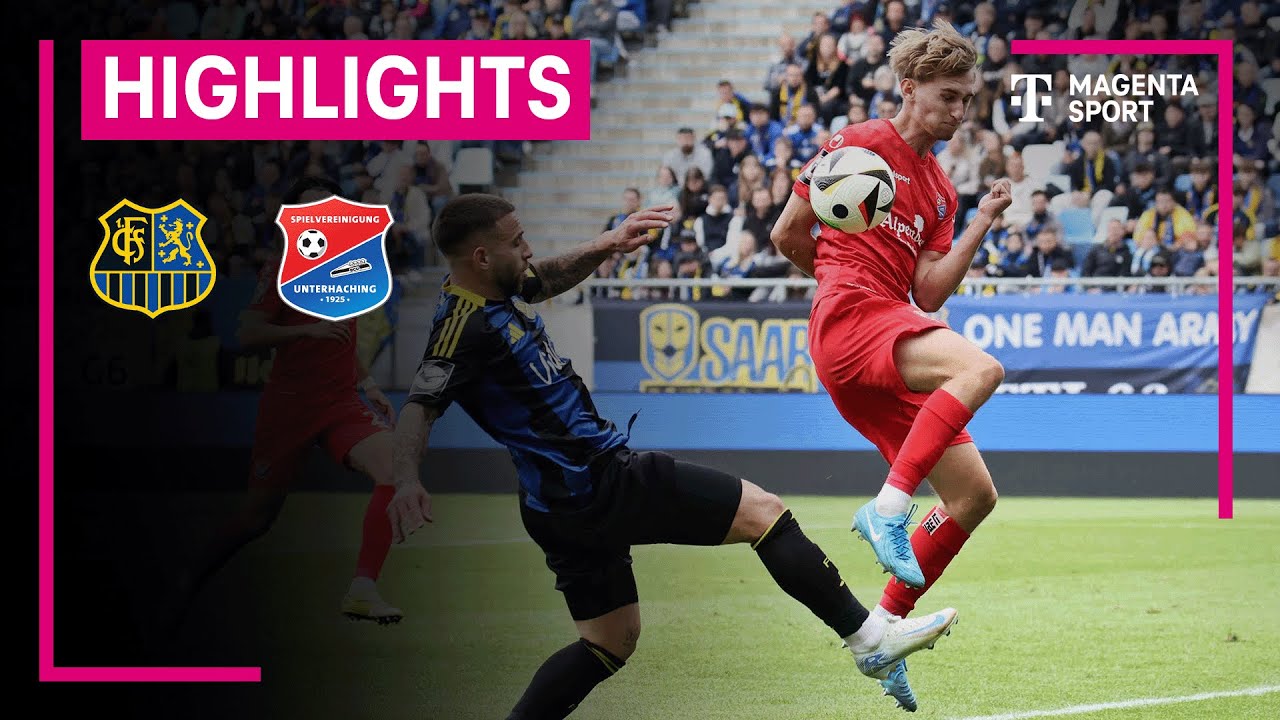 1. FC Saarbrücken - SpVgg Unterhaching | Highlights 3. Liga | MAGENTA SPORT