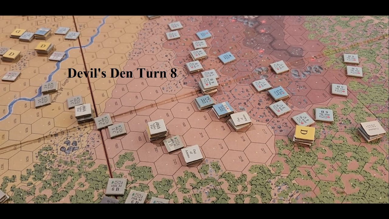 Devil's Den от Avalon Hill Turn 8 After Action Report