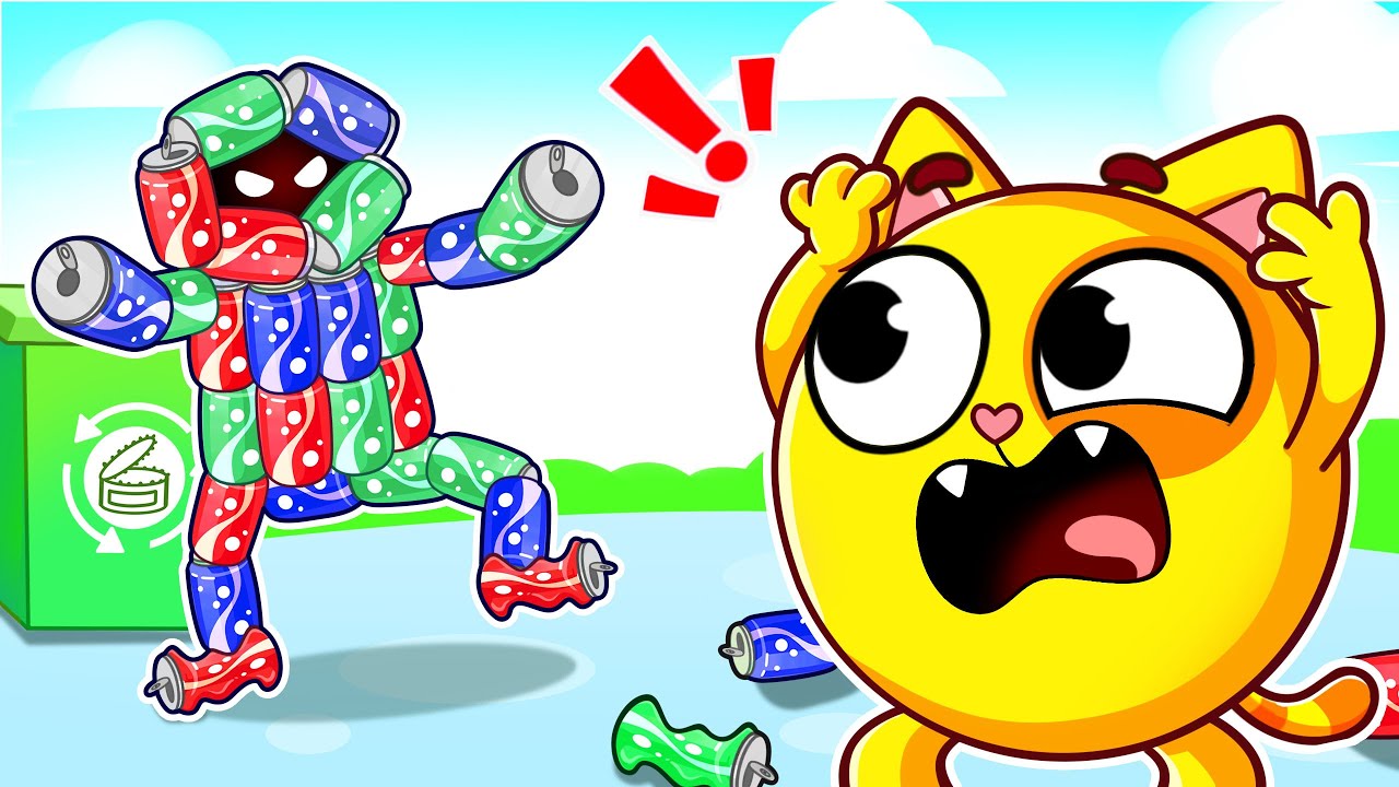Garbage Monster Song 👹 😱 | Kids Song and Nursery Rhymes by Baby Zoo Karaoke