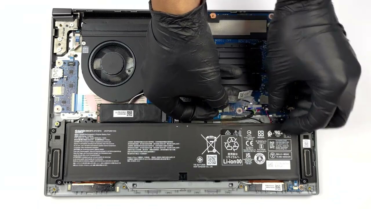 🛠️ How to open Acer Swift X 14 SFX14 71G - disassembly and upgrade options