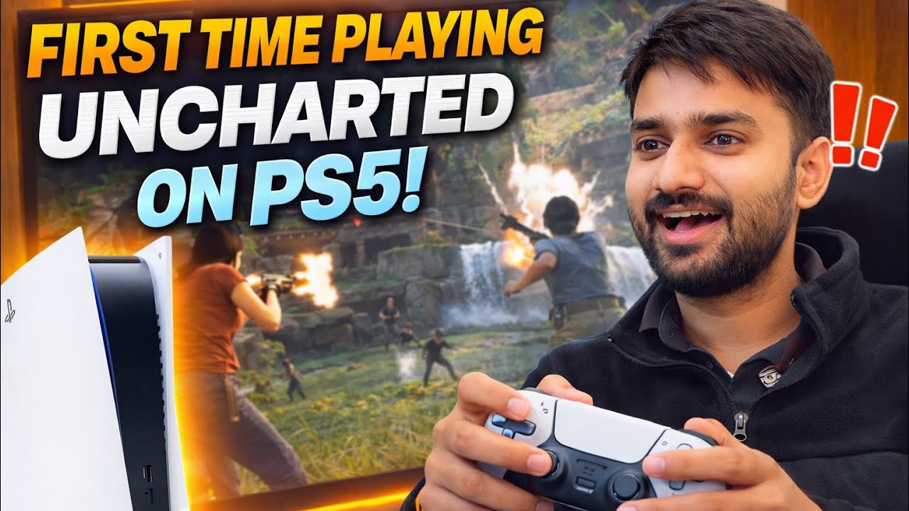 Playing First Time Uncharted Game On PS5 🎮