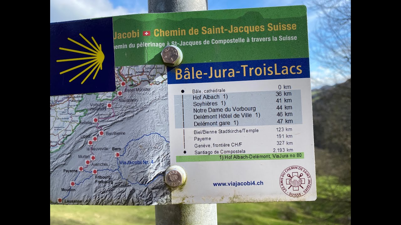 Auf dem Jakobsweg von Basel nach Lausanne