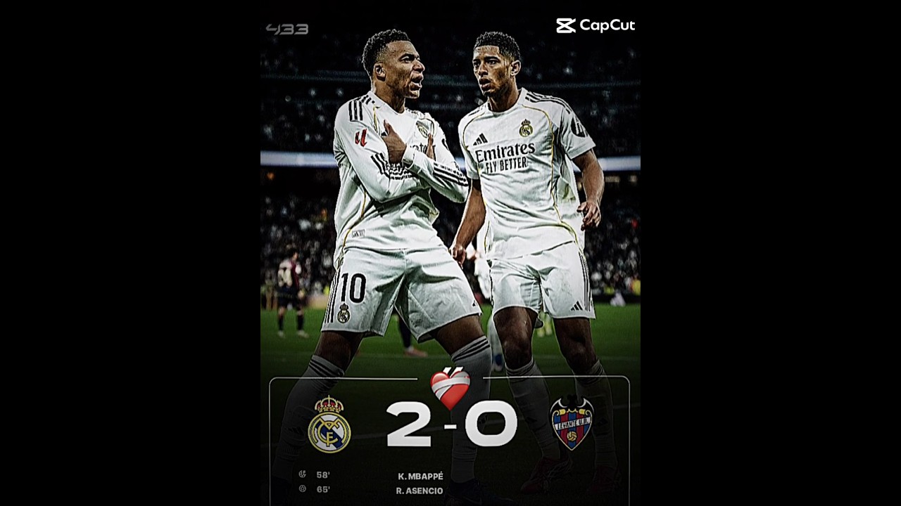 Real Madrid Victory vs Levante Laliga 🥶🤩✨ 