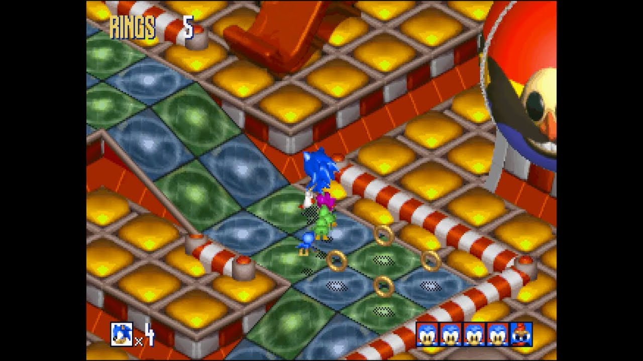 Sonic 3D Blast (SEGA Saturn): Spring Stadium Zone Act 2 [1080 HD]