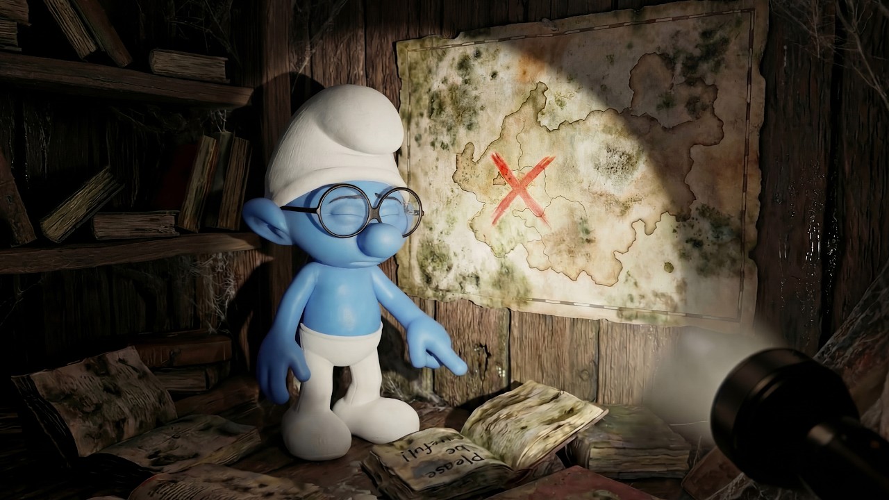 They FOUND MULTIPLE The Smurfs Characters Inside an ABANDONED MUSHROOM VILLAGE!! (Found Footage)
