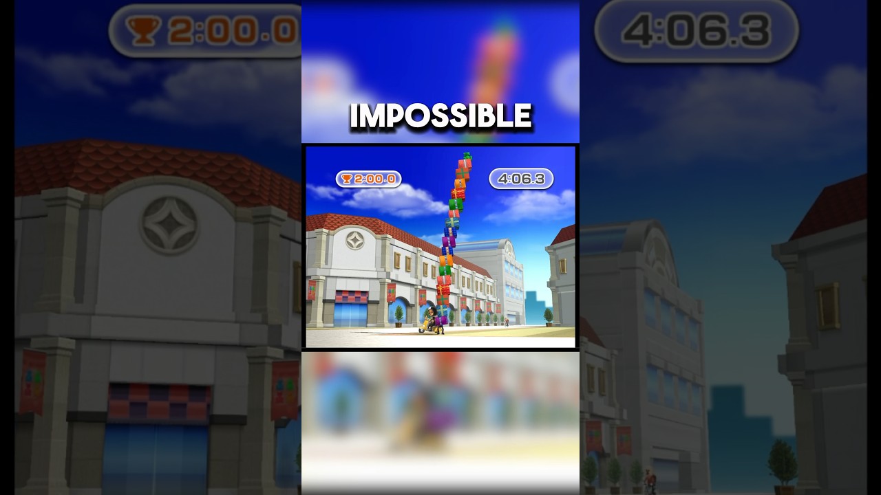 The HARDEST Wii party minigame #wiiparty #minigame #shorts