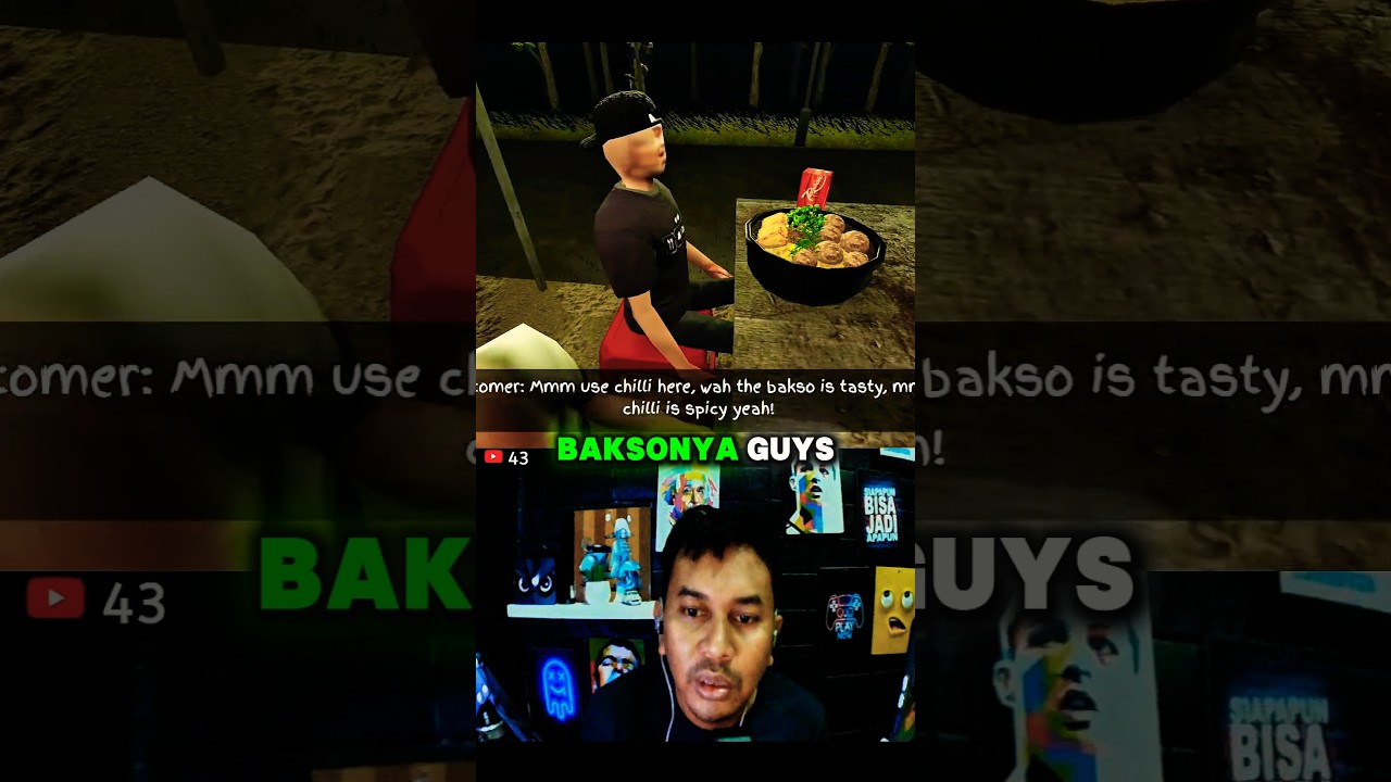 Kedatangan Tanboy kun Di Warung Baksoku. 