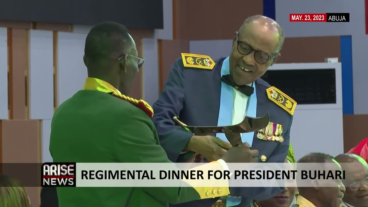 REGIMENTAL DINNER FOR PRESIDENT BUHARI