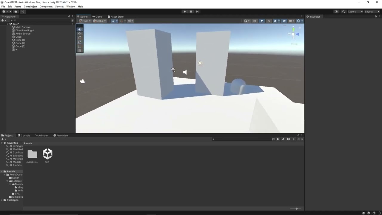 Ovani Sound Unity Audio Occlusion Plugin Tutorial