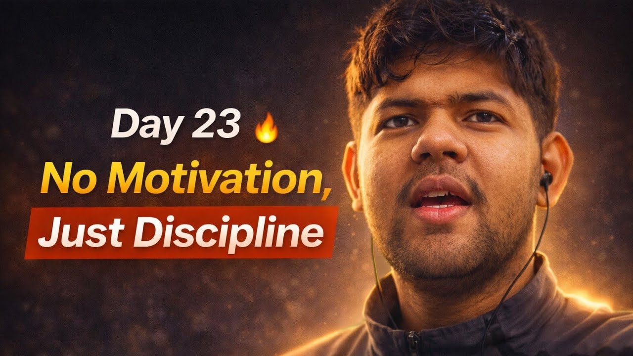 Day 23 | Project Grind 🔥 No Motivation, Just Discipline