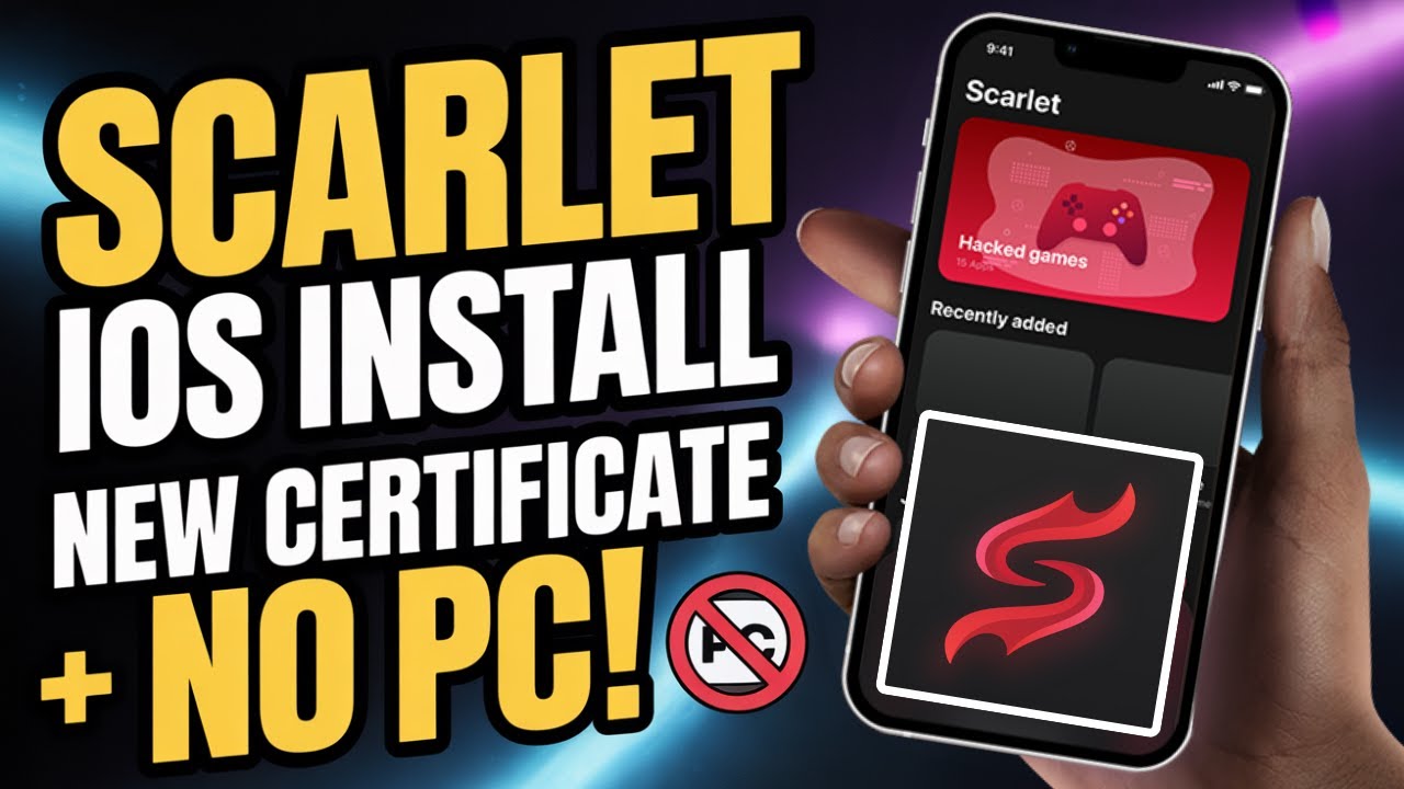 UPDATED Scarlet Install Method for iOS 15&ndash;26 📱 No PC Needed | Install IPA Files