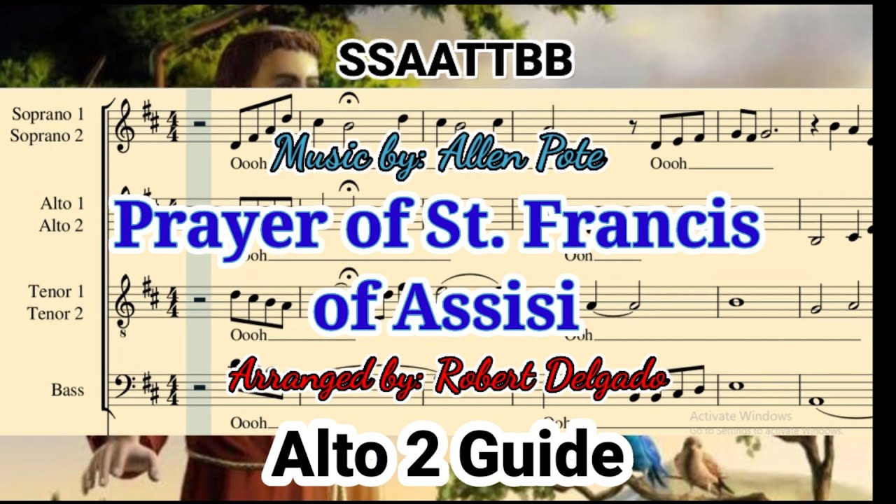 Prayer of Saint Francis of Assisi _ Alto 2 Guide