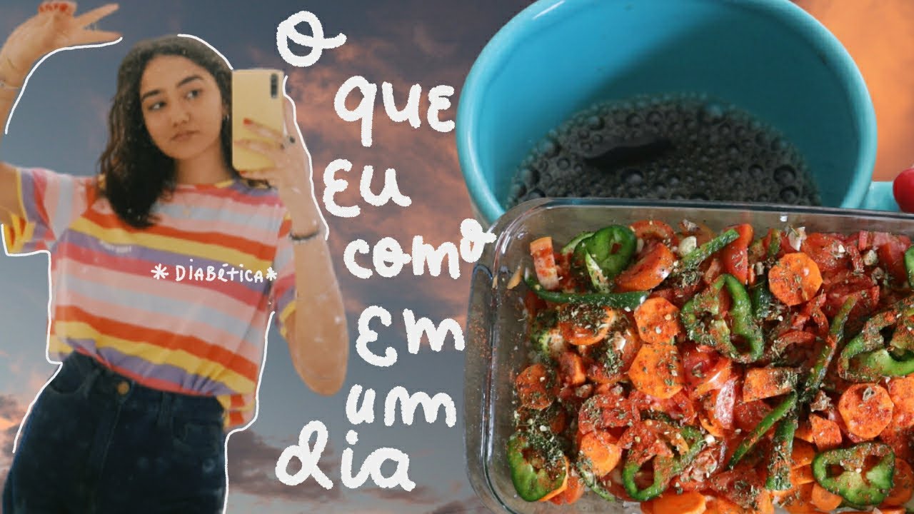 o que eu como em um dia + exercícios // rotina sendo diabética