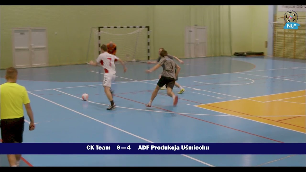 Nowińska Liga Futsalu CK Team vs  ADF Produkcja Uśmiechu