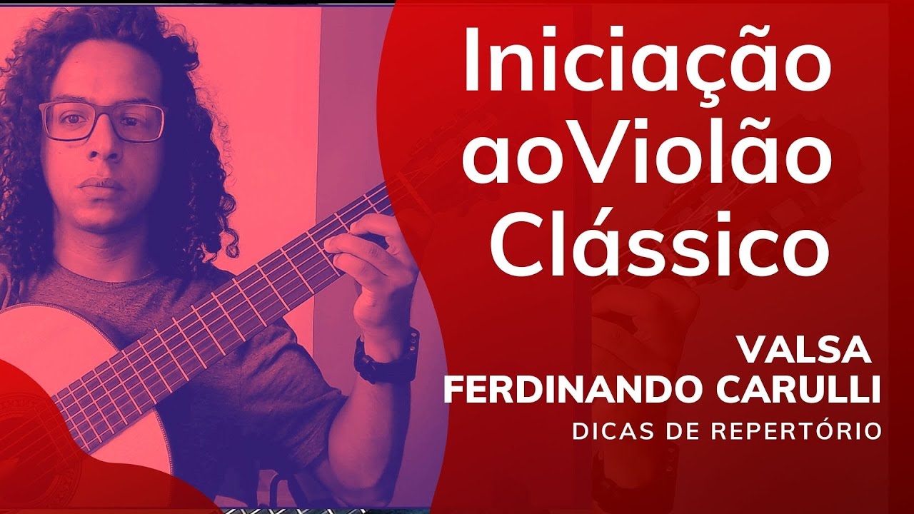 Valsa em Dó - F. Carulli - Iniciação ao violão clássico - Henrique Pinto - Aula