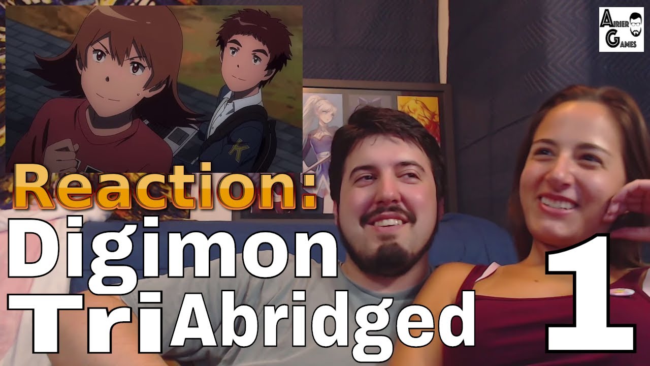 Digimon Tri Abridged Ep.1: Reaction #AirierReacts