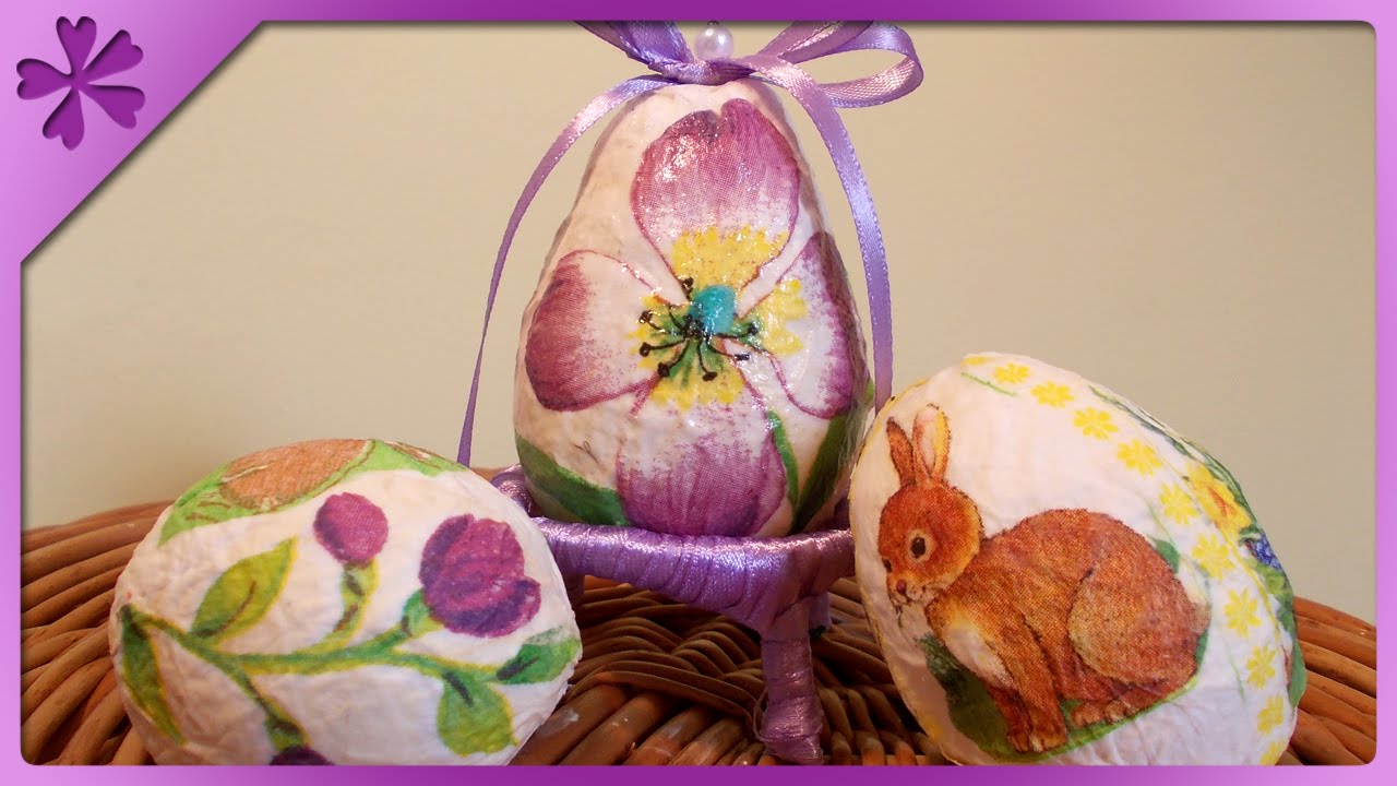 DIY Paper Easter Eggs (ENG Subtitles) - Speed up #2