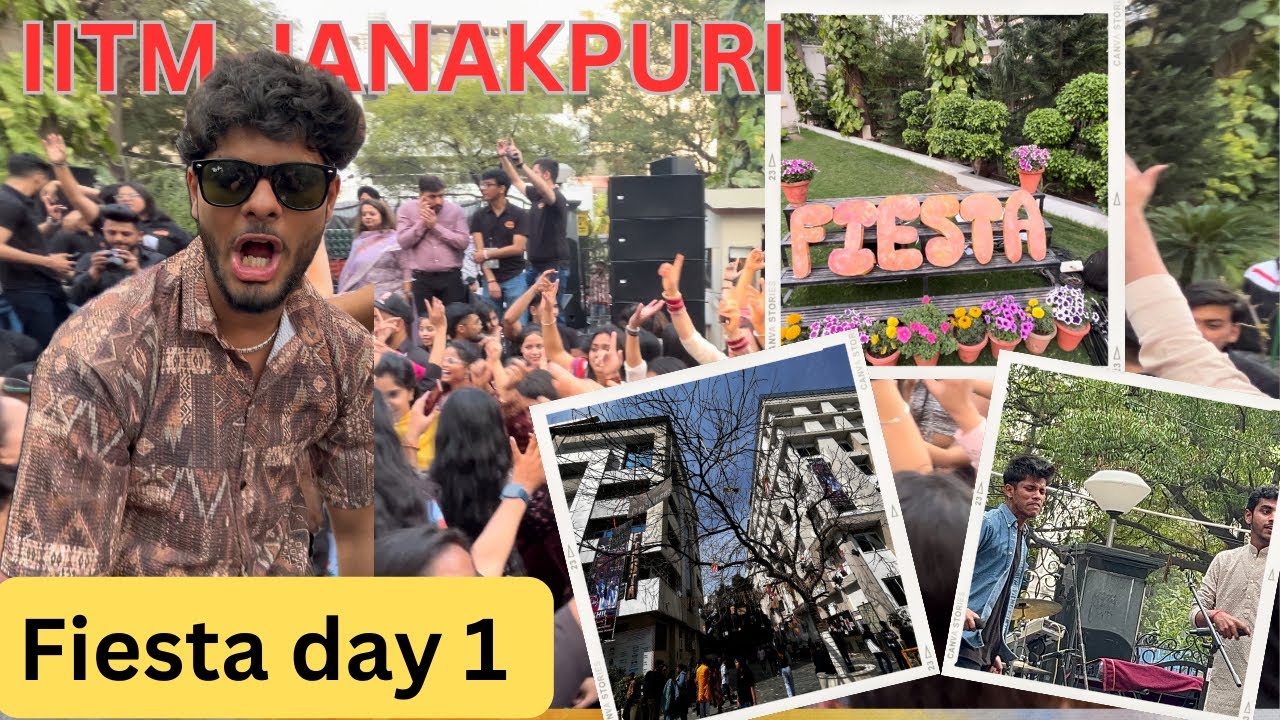 Fiesta Day 1 || IITM JANAKPURI || College fest