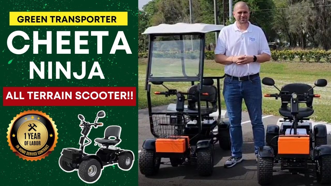 Вездеходный скутер Green Transporter Cheeta Ninja [2026]