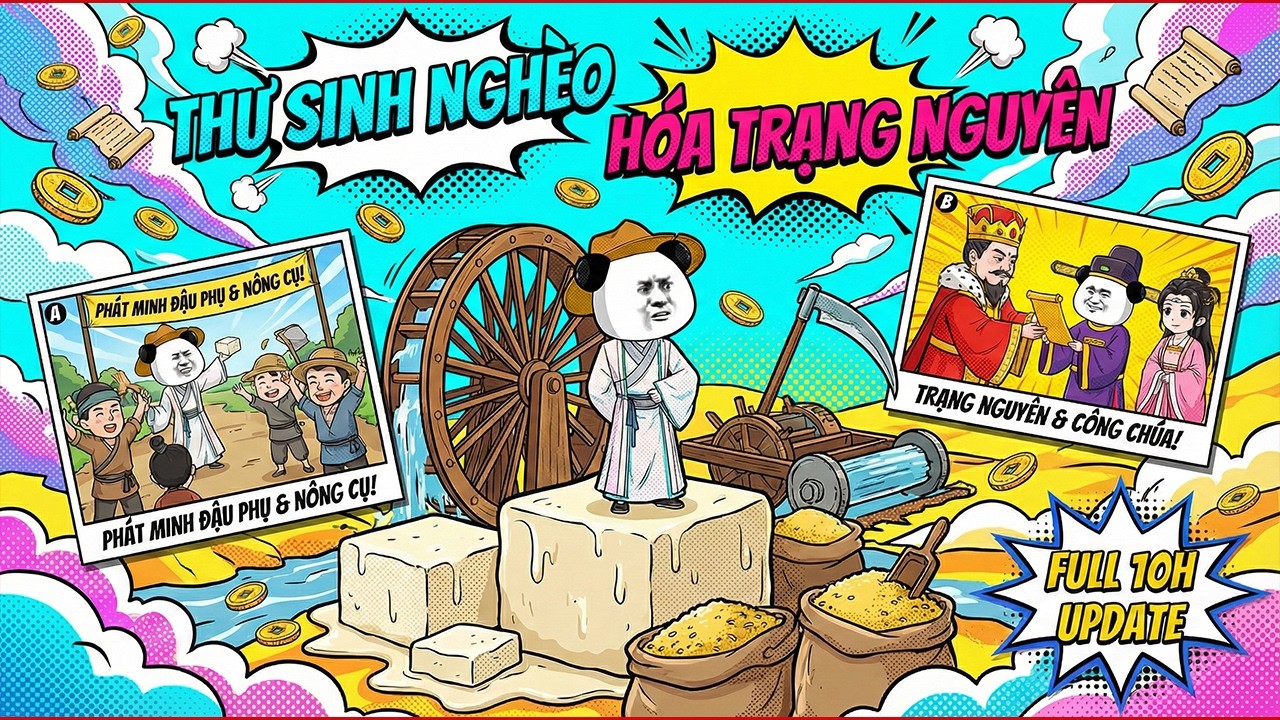 《Full 10H》Hà Nhân Thư Sinh Nghèo Hóa Trạng Nguyên