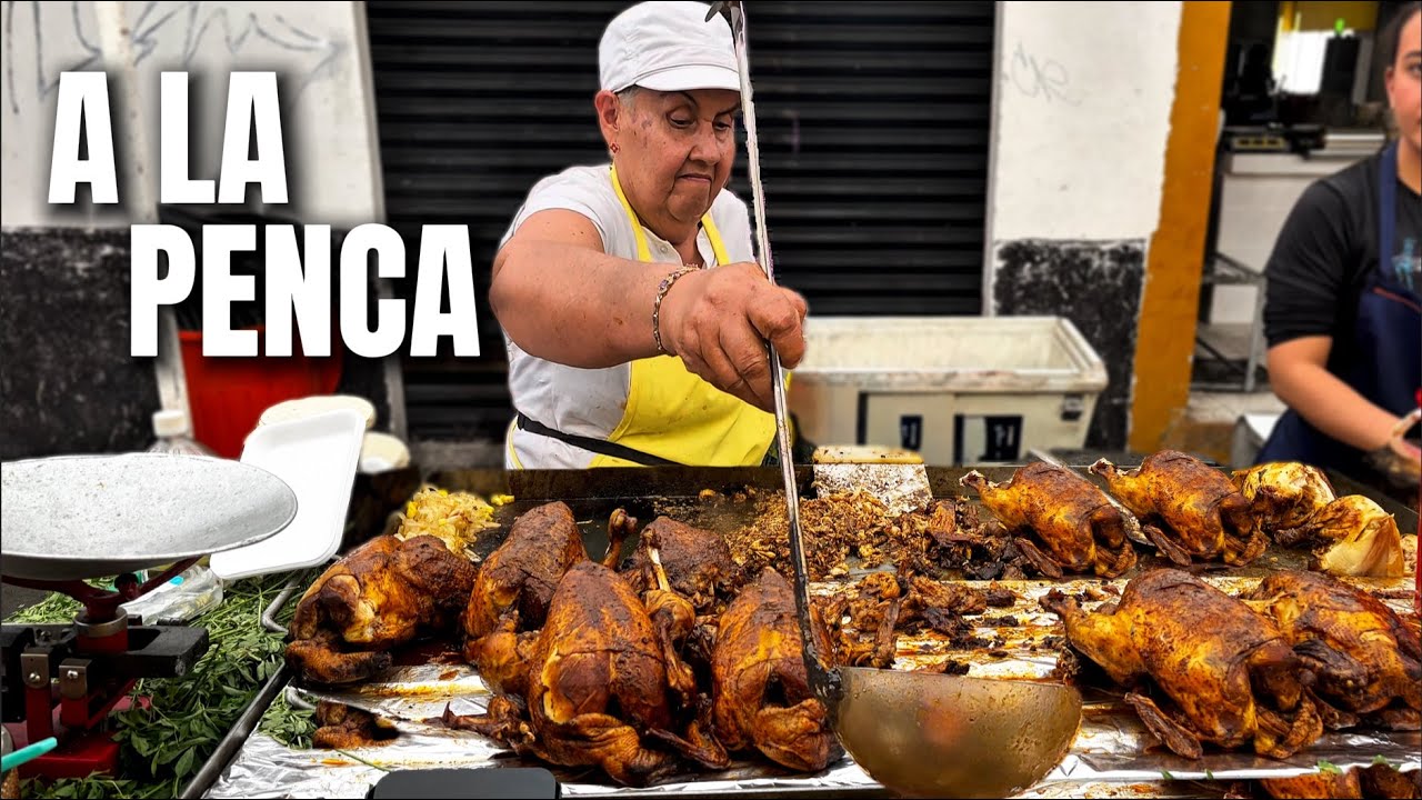 El POLLO A LA PENCA la JOYA mejor ESCONDIDA en el AUDITORIO de MORELIA  MICHOACÁN.