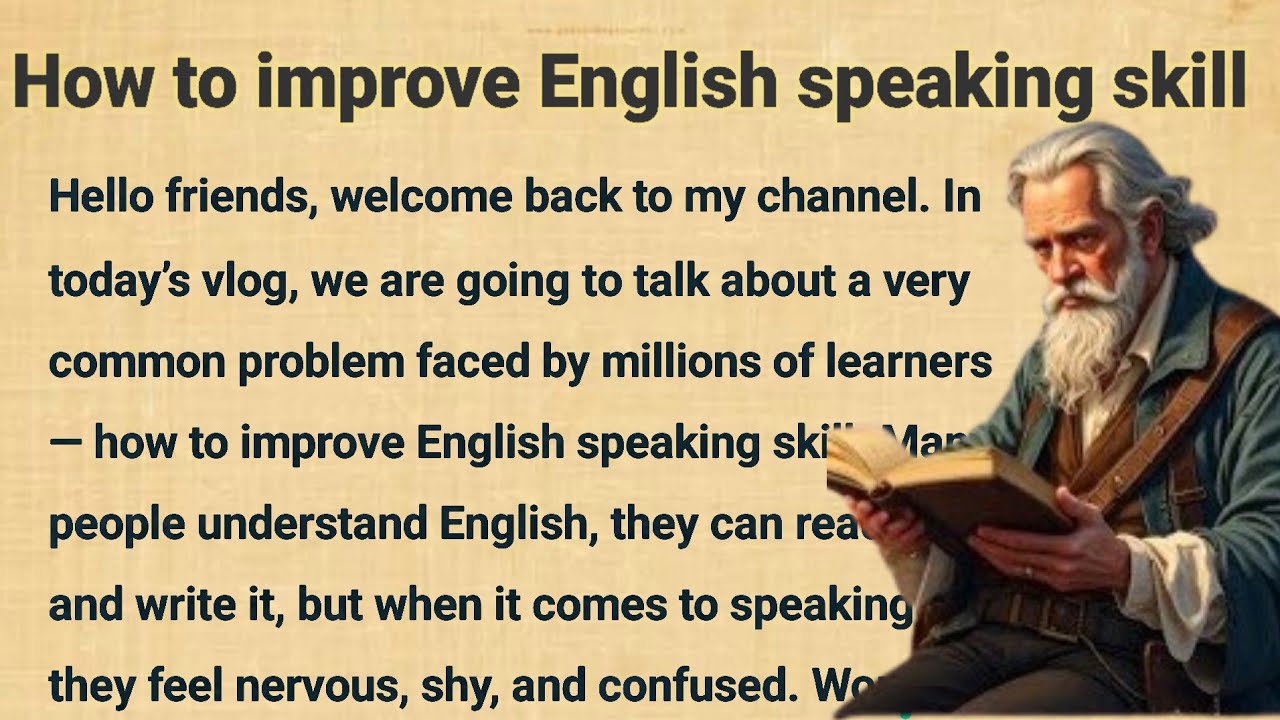 HOW TO IMPROVE ENGLISH SPEAKING SKILL