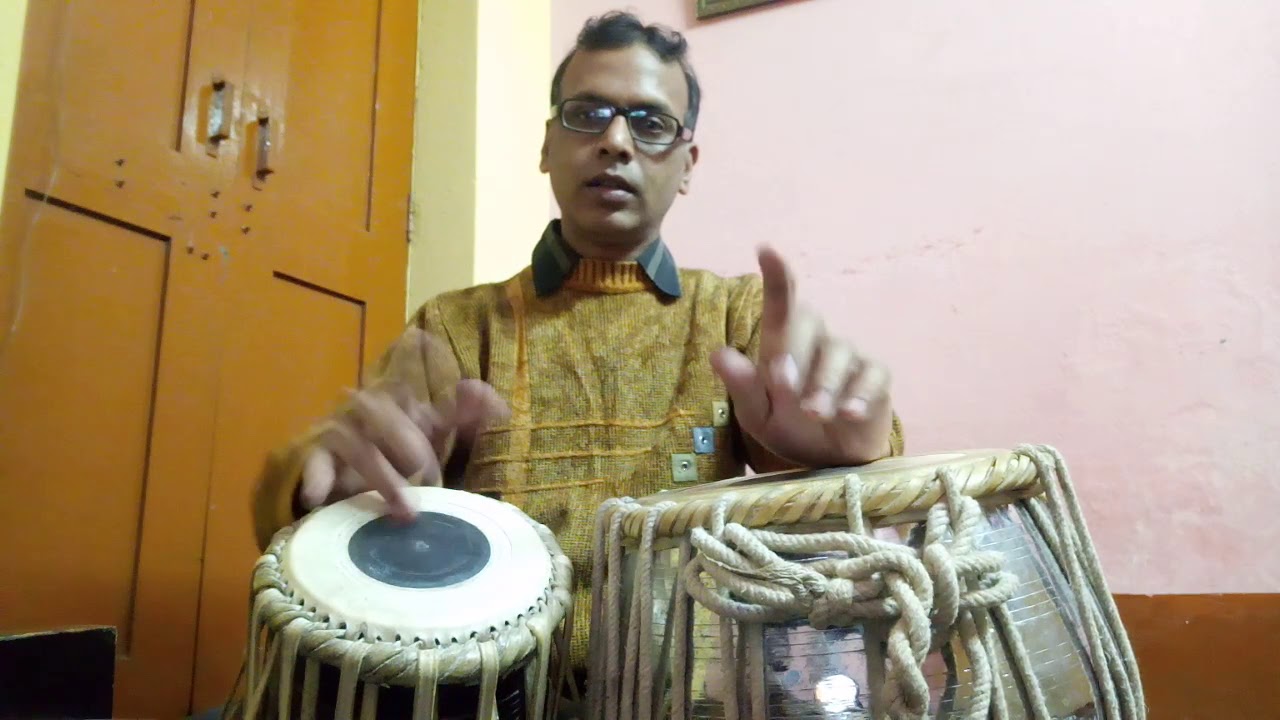 Full Tirikit kaida in Teen Tal (16 beat) lesson#23