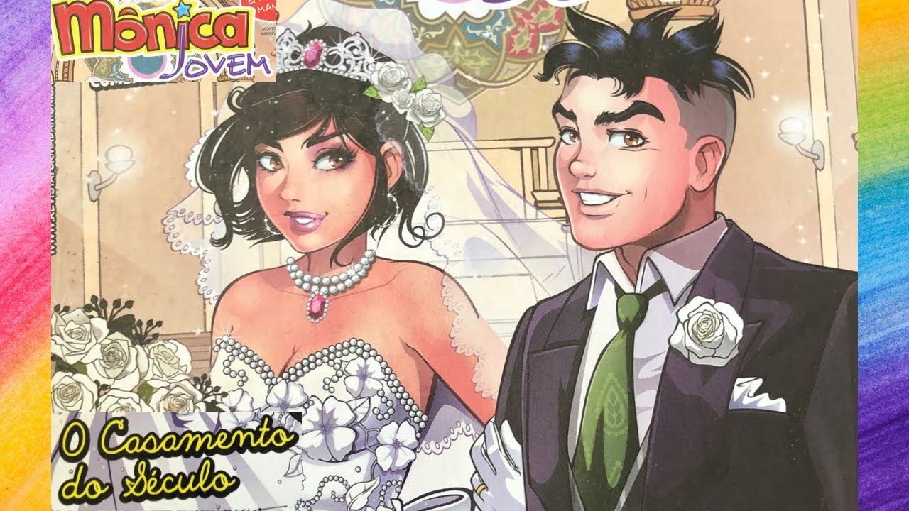 O CASAMENTO DO SÉCULO -  Gibi Turma da Mônica Jovem Narrado