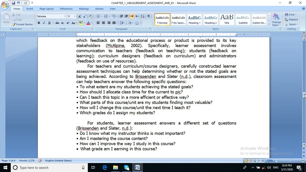 What is Assessment?