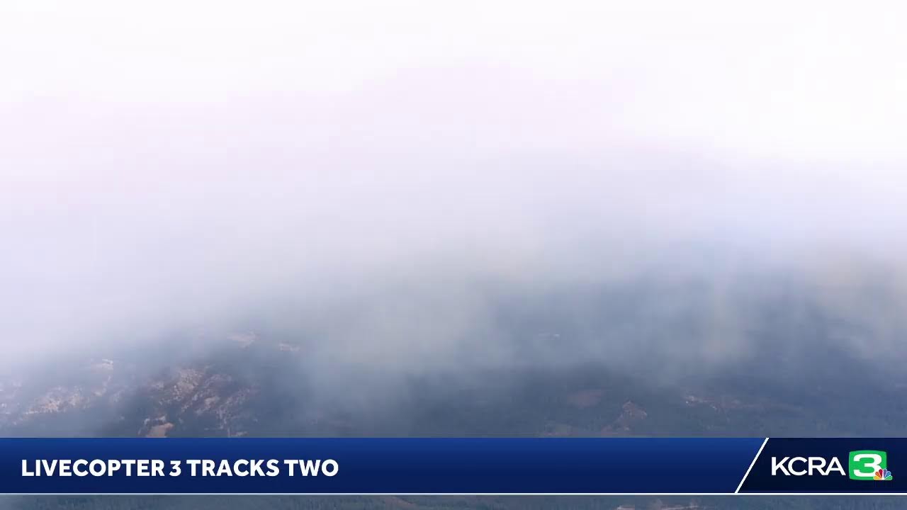 LiveCopter 3 is over the fire burning near Dutch Flat that has prompted evacuations and road clos…