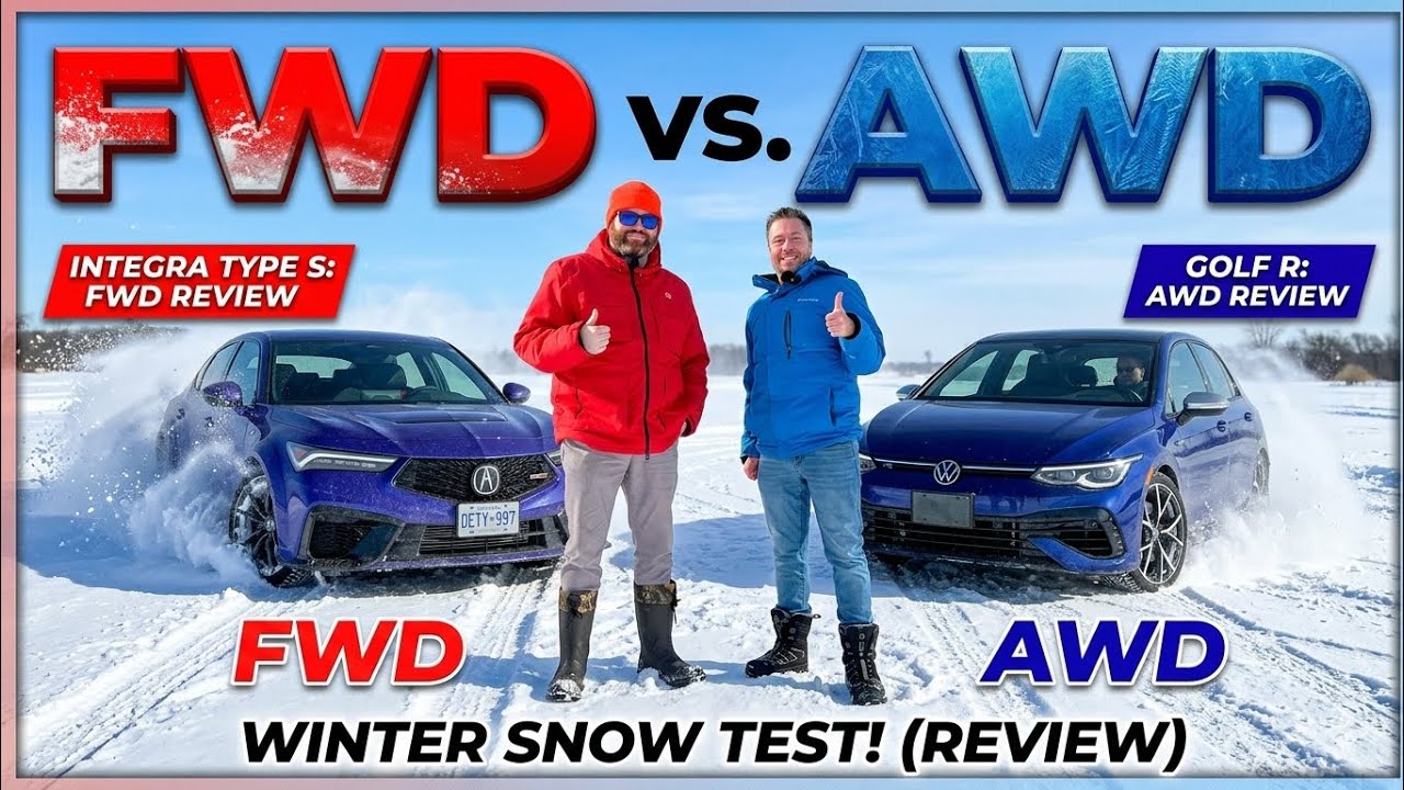 Что лучше? | Полноприводный Golf R против переднеприводной Acura Integra Type S 2025 года