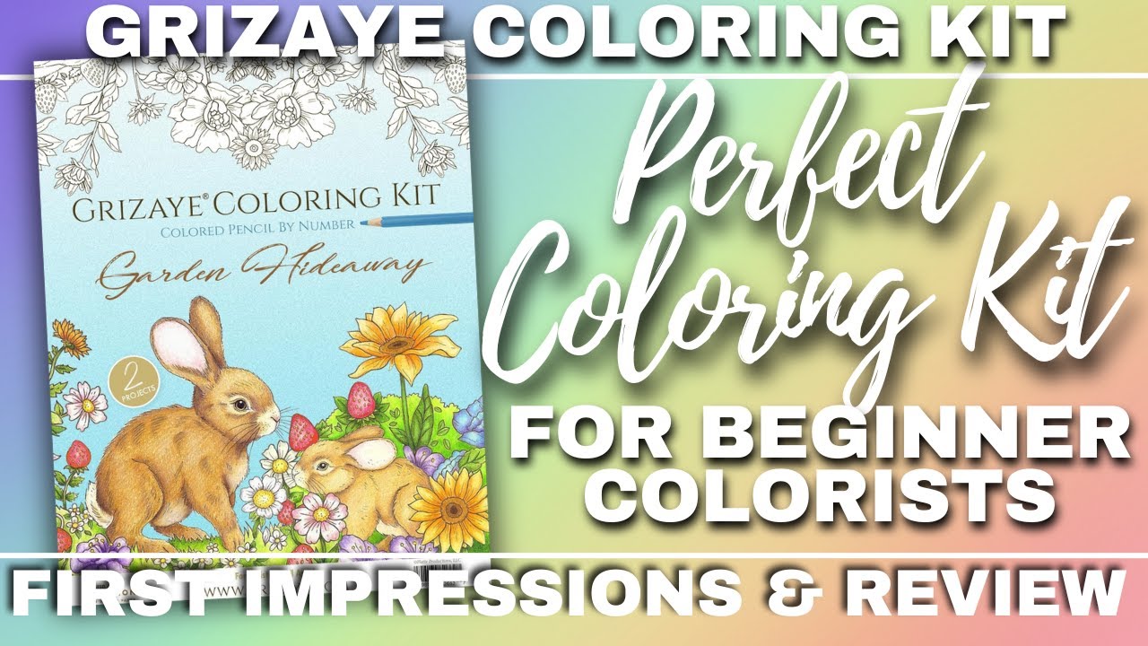 THE PERFECT COLORING KIT FOR BEGINNER COLORISTS | Grizaye Coloring Kit | Adult Coloring