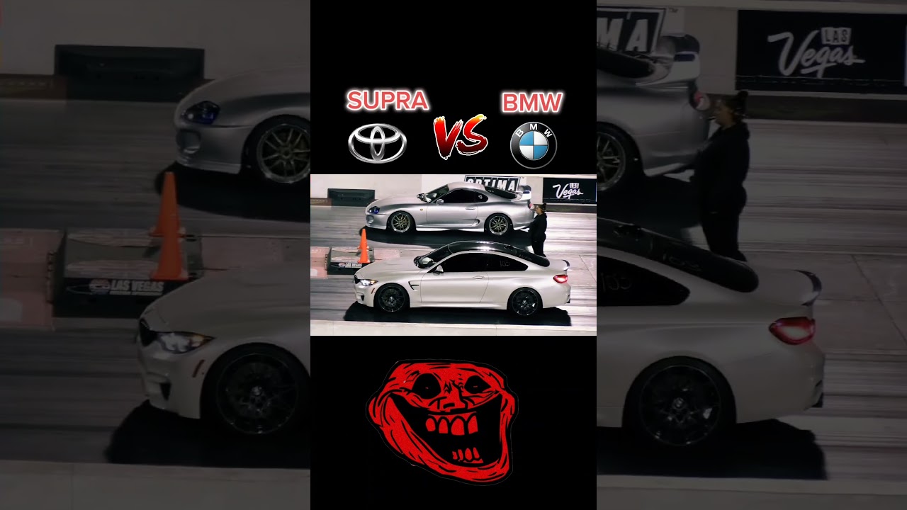 Supra 😈 Vs Bmw 💀 
