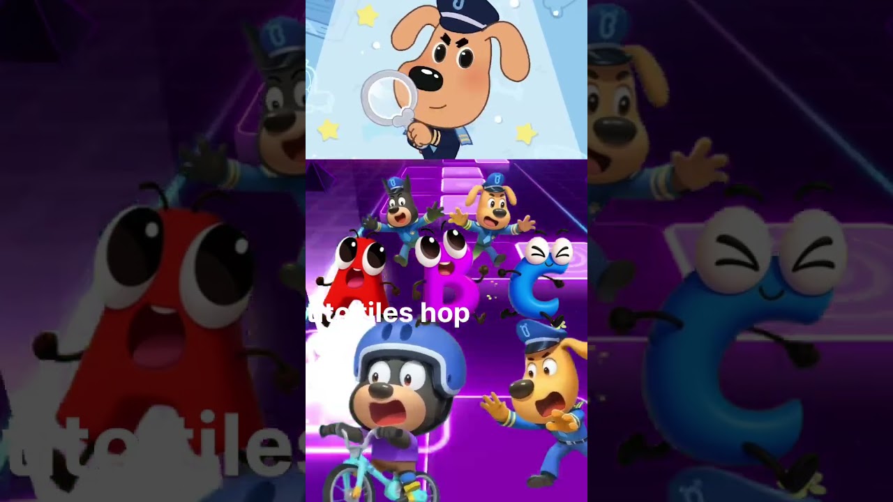 Sheriff Labrador 🆚Police Officer 🆚 Sheriff Papillon 🆚 Sheriff Labrador 🎶 Tiles Hop EDM Rush 