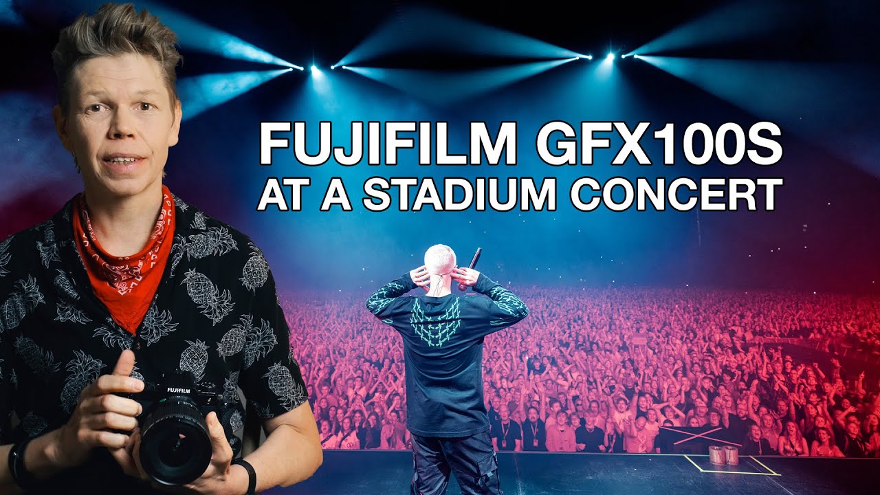 FUJIFILM GFX100S at largest stadium concert in Europe since corona