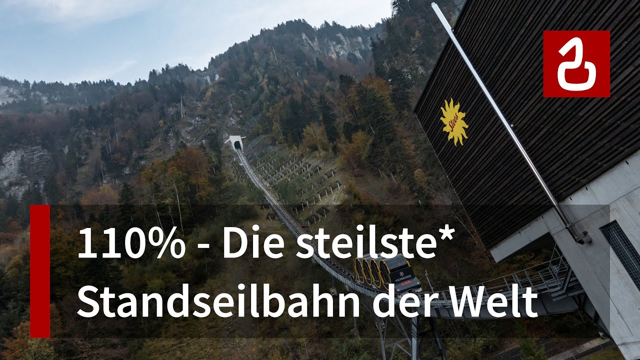 Mit der steilsten* Standseilbahn der Welt auf den Stoos | Seilbahnen Schwyz - Morschach - Stoos