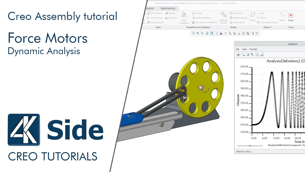 Creating Force Motors with Creo Dynamic Analysis