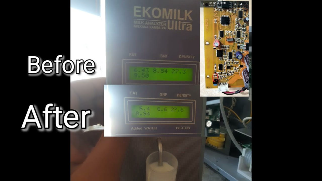 DOUBLE DIGIT KO FAT SNF KO KAISE SET KIA EKOMILK PR #milkanalyzer #lactoscan