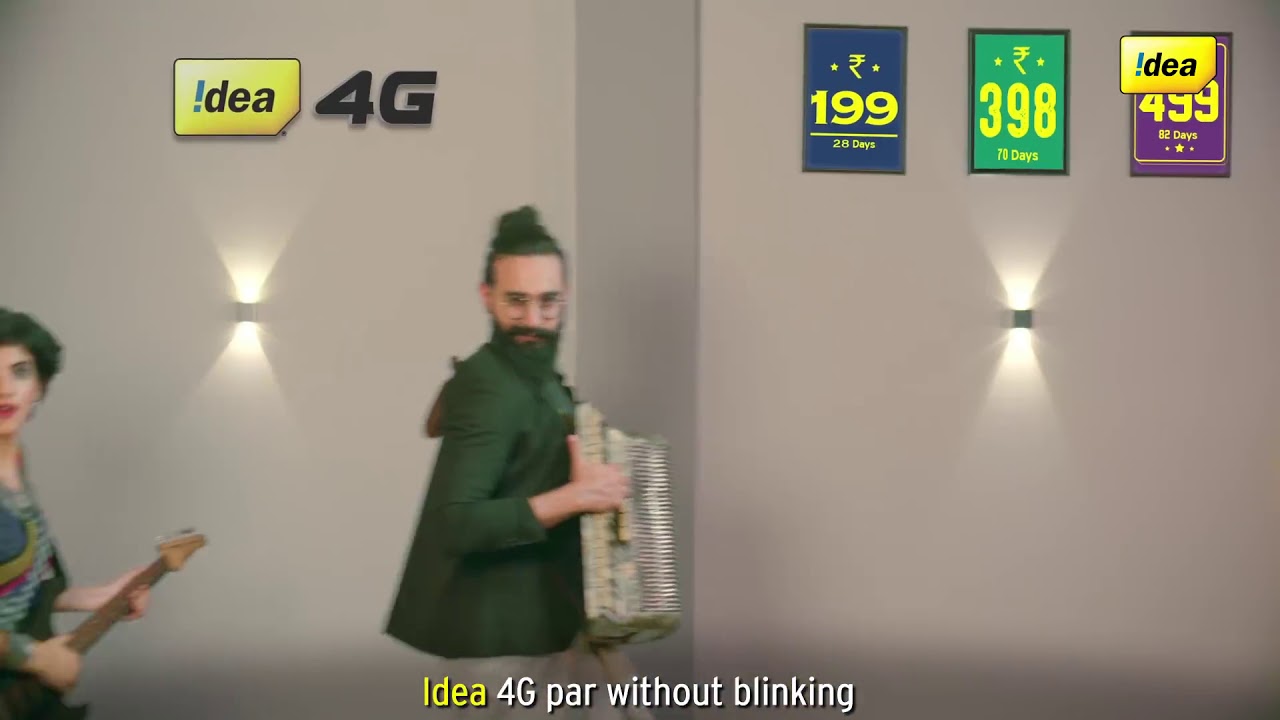 Idea 4G latest ad original