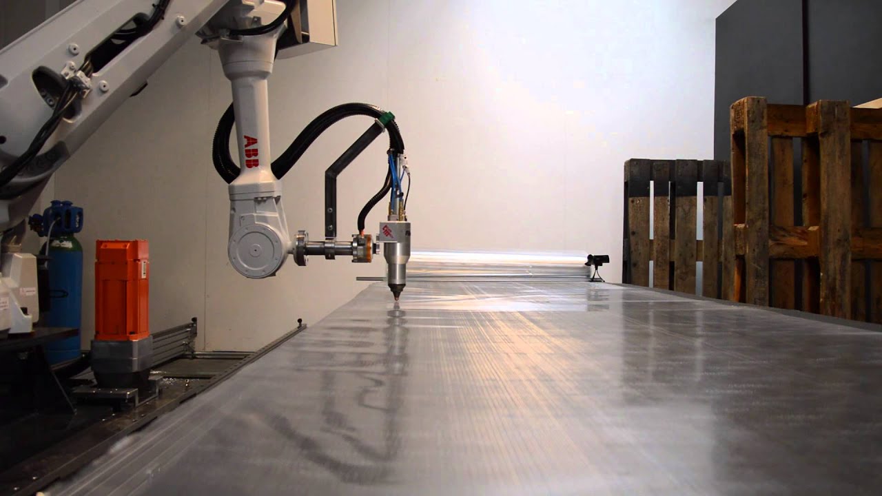 Laser cutting robot - Project 2015
