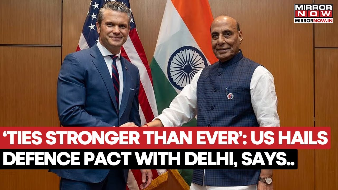 Washington And New Delhi Sign 10 Year Defence Deal | Hegseth Says Deal Key For Regional Stability