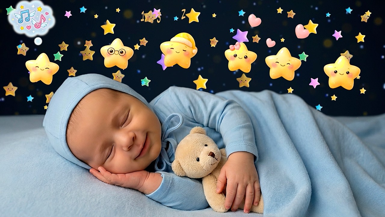 💤Sleep Instantly: Mozart & Brahms Lullaby | Baby Sleep Music | 3 Hours | Deep Sleep|NO ADS In Middle